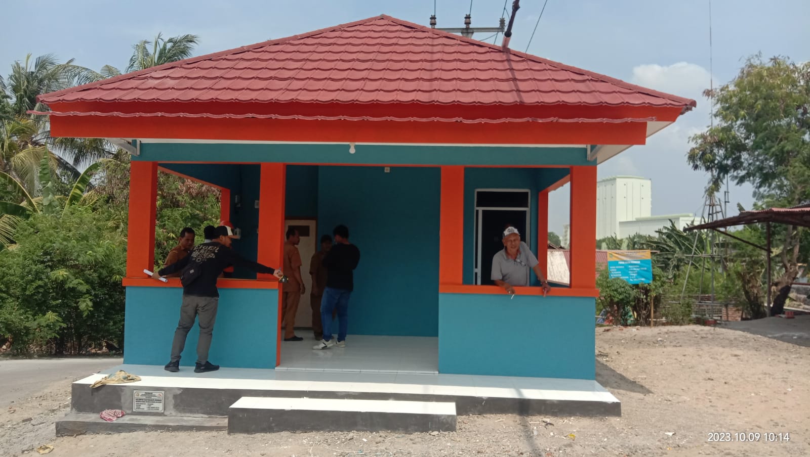 Posyandu di Lingkungan Masigit, RW 8 Kelurahan Citangkil.